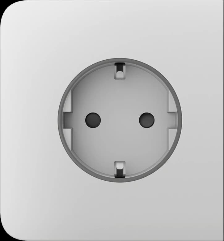 Бічна панель для вбудованої розетки Ajax SideCover (basic) White (89071.163.WH)