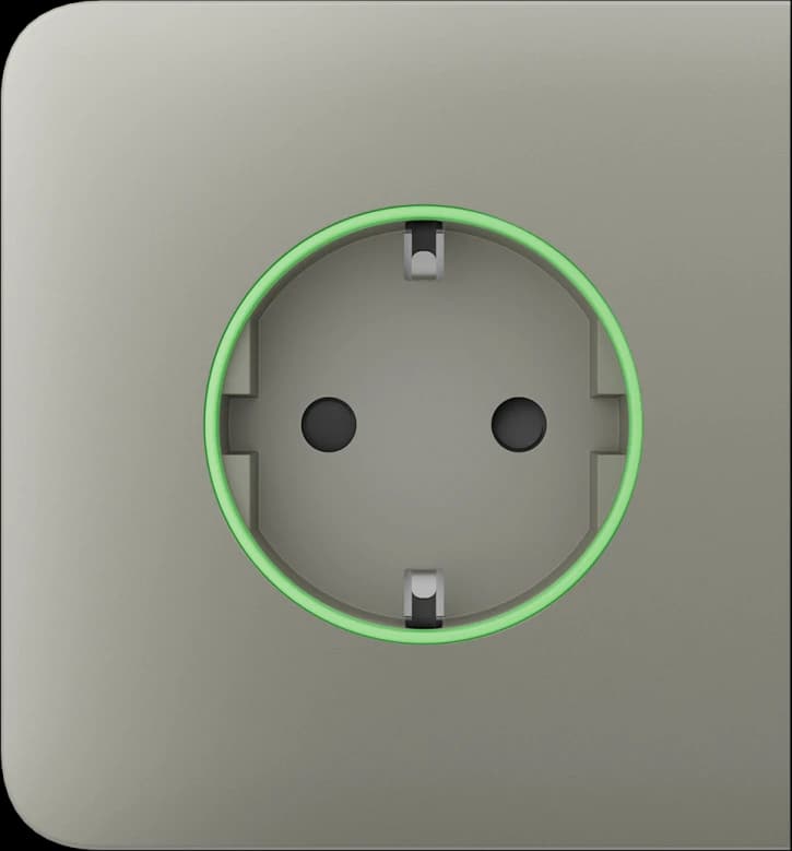 Бічна панель для вбудованої розетки Ajax SideCover (smart) Olive (59998.163.OL)