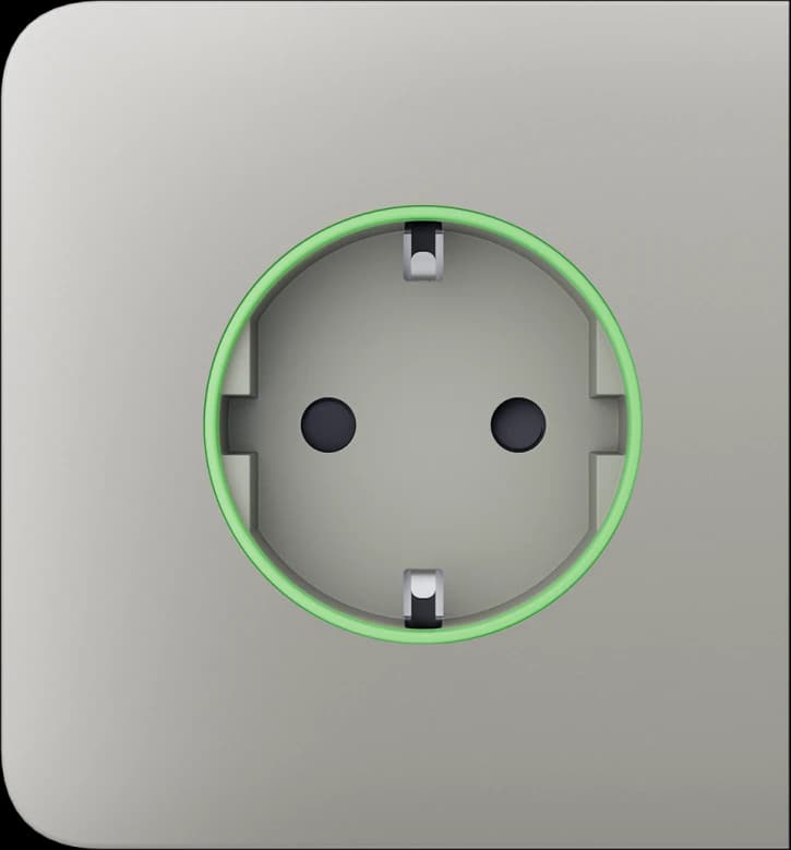 Бічна панель для вбудованої розетки Ajax SideCover (smart) Oyster (59997.163.OY)