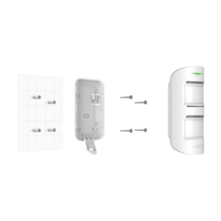 Кріпильна панель Ajax SmartBracket для MotionProtect Outdoor біла (21675.33.WH)