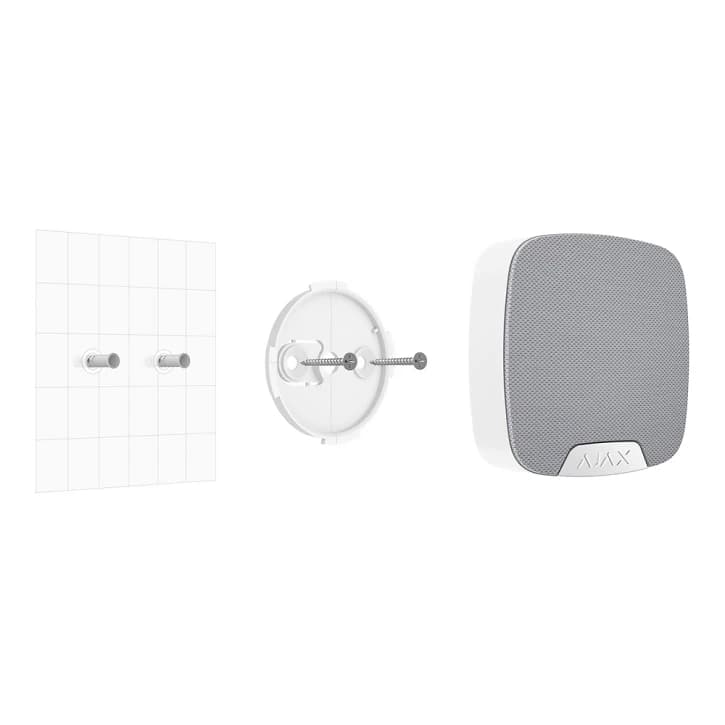 Кріпильна панель Ajax SmartBracket для HomeSiren Black (9566.11.BL)