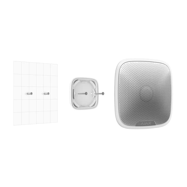 Кріпильна панель Ajax SmartBracket для StreetSiren White (9679.07. WH)