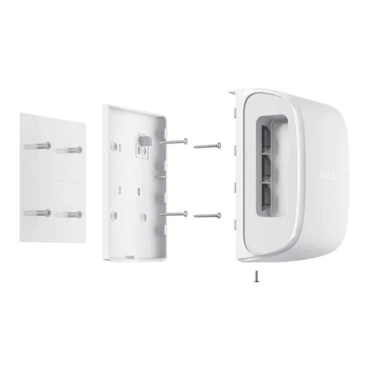 Кріпильна панель Ajax SmartBracket для DualCurtain Outdoor White (33597.81.WH)