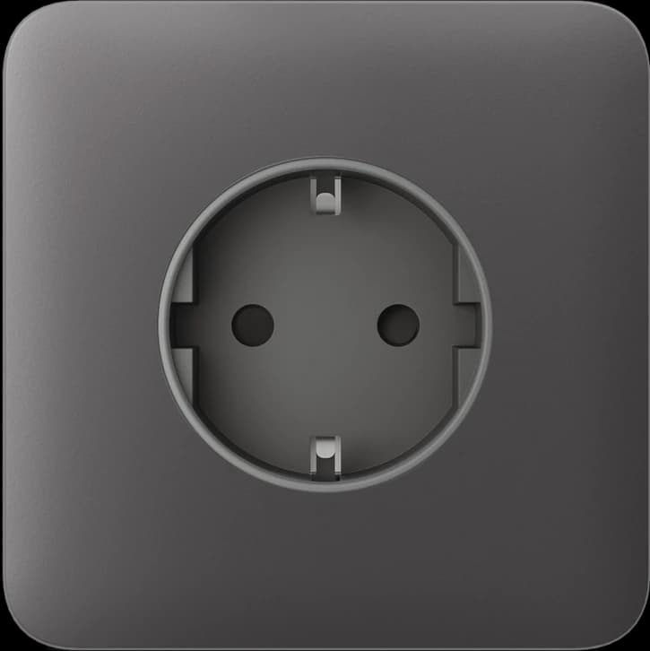 Передняя панель для встроенной розетки Ajax SoloCover (basic) Grey (89059.164.GR)