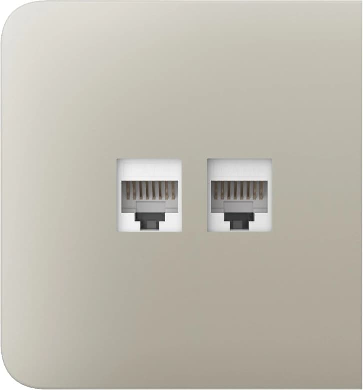 Боковая панель для встроенной интернет-розетки Ajax SideCover (LAN) Ivory (126213.319.IV)