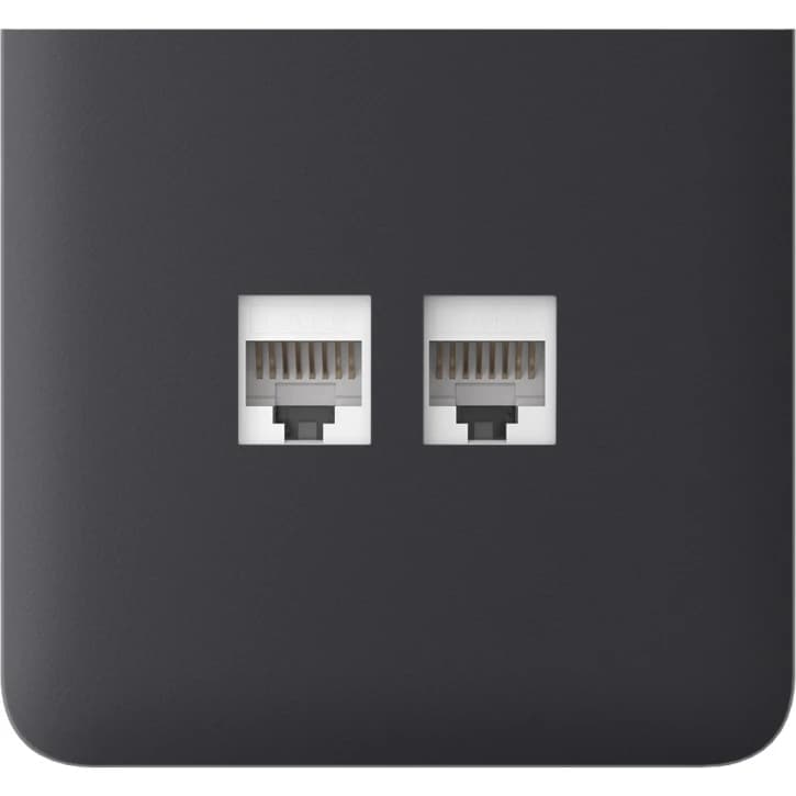 Боковая панель для встроенной интернет-розетки Ajax SideCover (LAN) vertical Graphite (126223.319.GP)