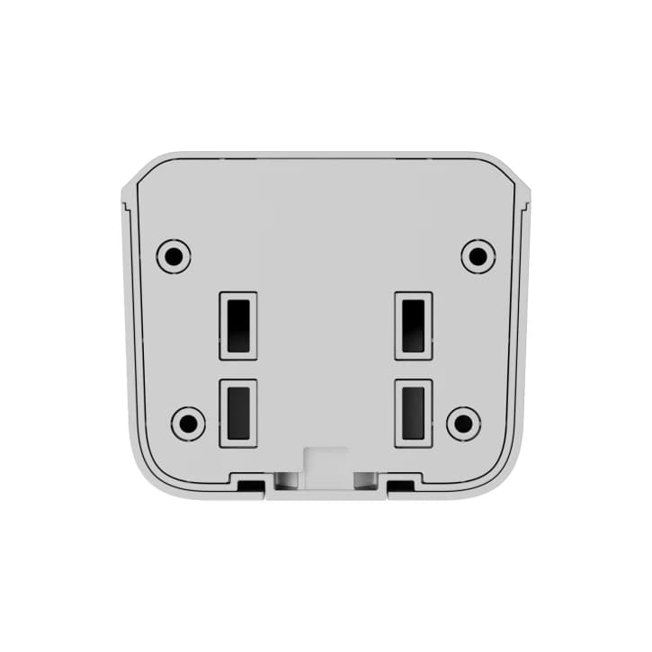 Настінний кронштейн 242 мм для дротової IP-камери відеоспостереження. Має адаптер для камери з моторизованим варіофокальним обʼєктивом. Ajax MountCam B2 White (147757.373.WH1)
