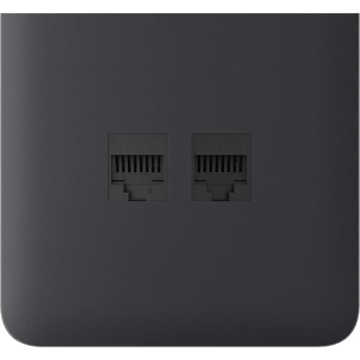 Боковая панель для встроенной интернет-розетки Ajax SideCover (LAN) vertical Graphite (126223.319.GP)