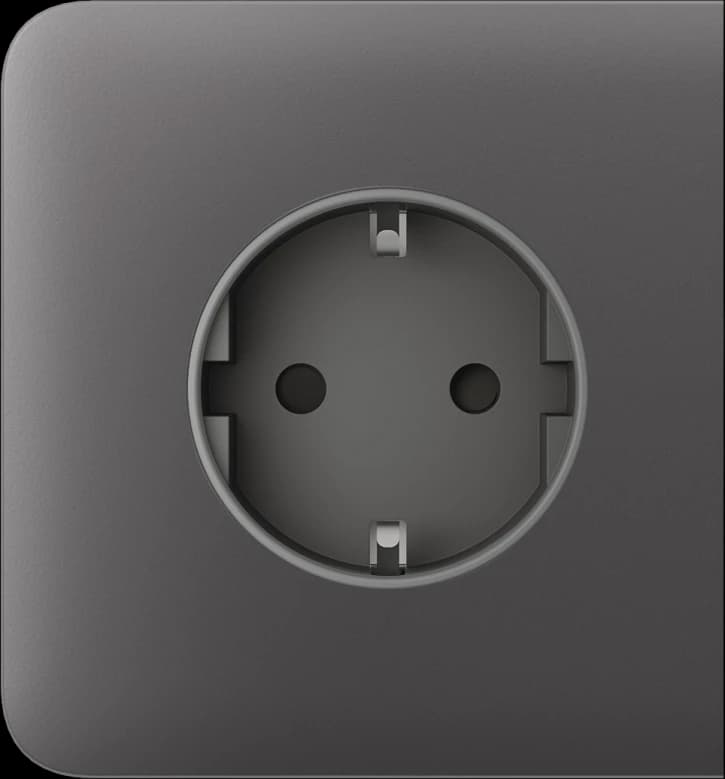 Бічна панель для вбудованої розетки Ajax SideCover (basic) Grey (89075.163.GR)