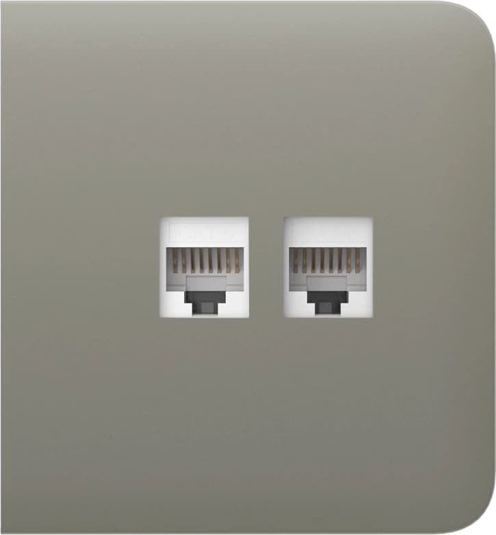 Боковая панель для встроенной интернет-розетки Ajax SideCover (LAN) Olive (126218.319.OL)