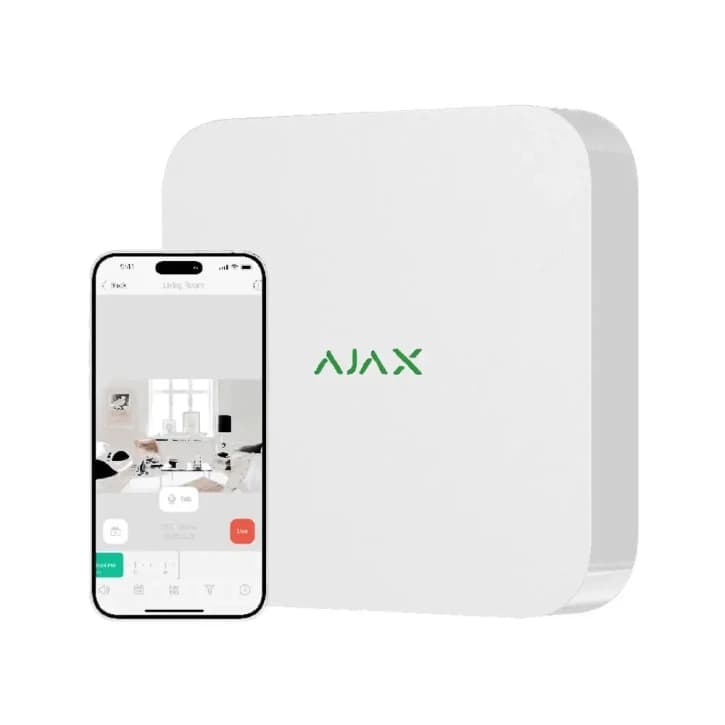 Мережевий відеореєстратор Ajax NVR (16ch) (8EU) White (70934.122.WH)