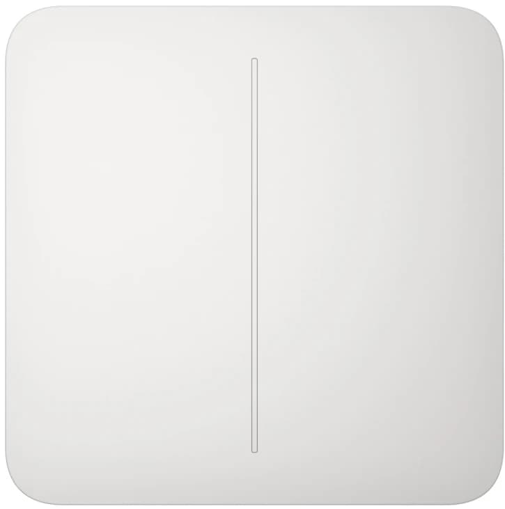 Вимикач Ajax LightSwitch 2-клавішний White