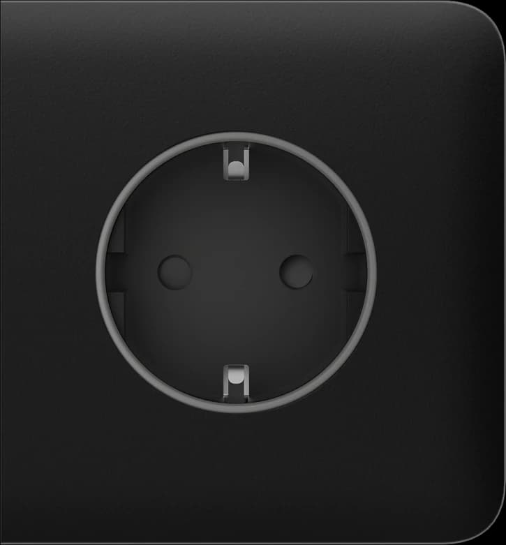 Бічна панель для вбудованої розетки Ajax SideCover (basic) Black (89072.163.BL)