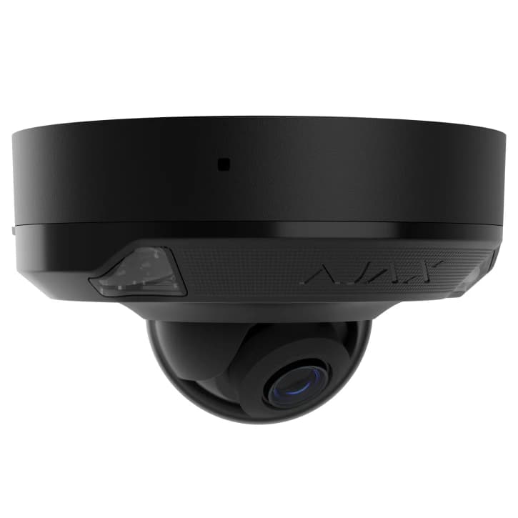 Дротова охоронна IP-камера Ajax DomeCam Mini HL (5 Mp/2,8 mm) Black (126268.214.BL1)
