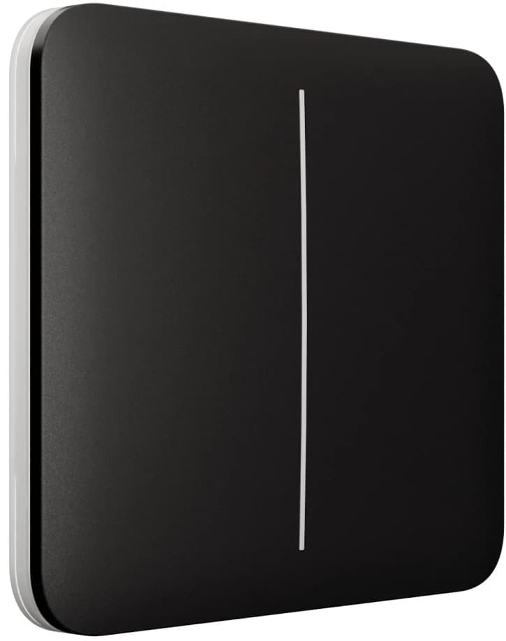 Вимикач Ajax LightSwitch 2-клавішний Black