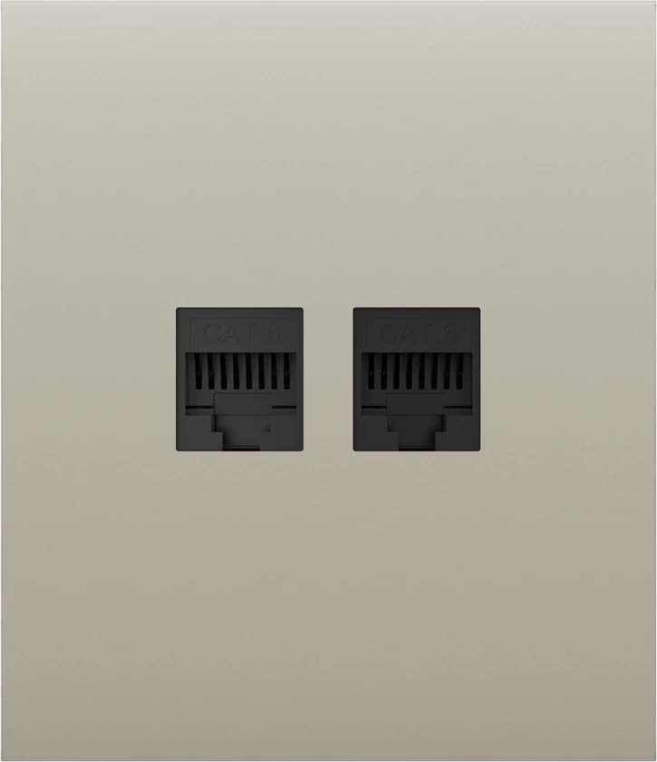 Передняя панель для встроенной розетки Ajax CenterCover (LAN) Ivory (126197.318.IV)