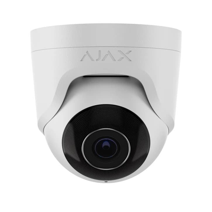 Дротова охоронна IP-камера Ajax TurretCam (8 Mp/2.8 mm) White (64927.197.WH1)
