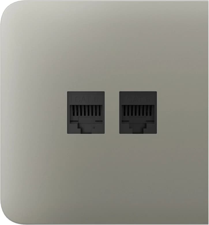 Боковая панель для встроенной интернет-розетки Ajax SideCover (LAN) Olive (126218.319.OL)