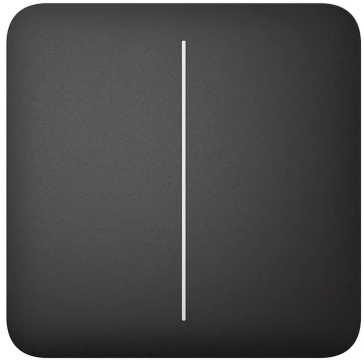 Вимикач Ajax LightSwitch 2-клавішний Black