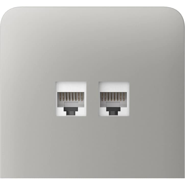 Боковая панель для встроенной интернет-розетки Ajax SideCover (LAN) vertical Oyster (126225.319.OY)