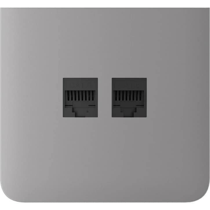 Боковая панель для встроенной интернет-розетки Ajax SideCover (LAN) vertical Fog (126224.319.FG)