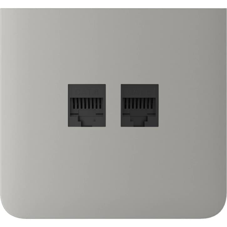 Боковая панель для встроенной интернет-розетки Ajax SideCover (LAN) vertical Oyster (126225.319.OY)