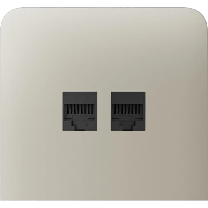 Боковая панель для встроенной интернет-розетки Ajax SideCover (LAN) vertical Ivory (126221.319.IV)