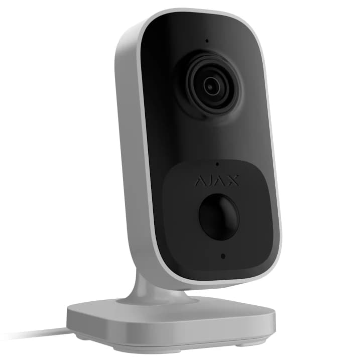 Wi-Fi камера відеоспостереження з ІЧ датчиком руху та вбудованим ШІ Ajax IndoorCam White (111566.303.WH1)