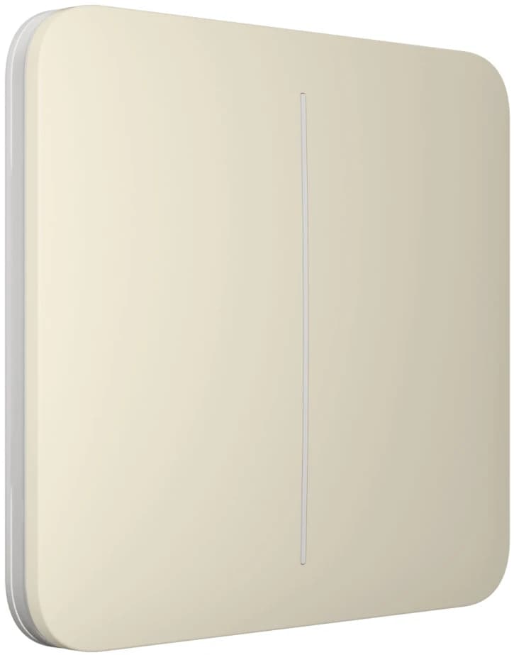 Вимикач Ajax LightSwitch 2-клавішний Ivory