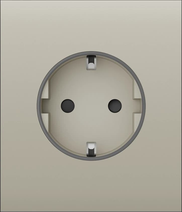 Центральна панель для вбудованої розетки Ajax СenterCover (basic) Ivory (89092.162.IV)
