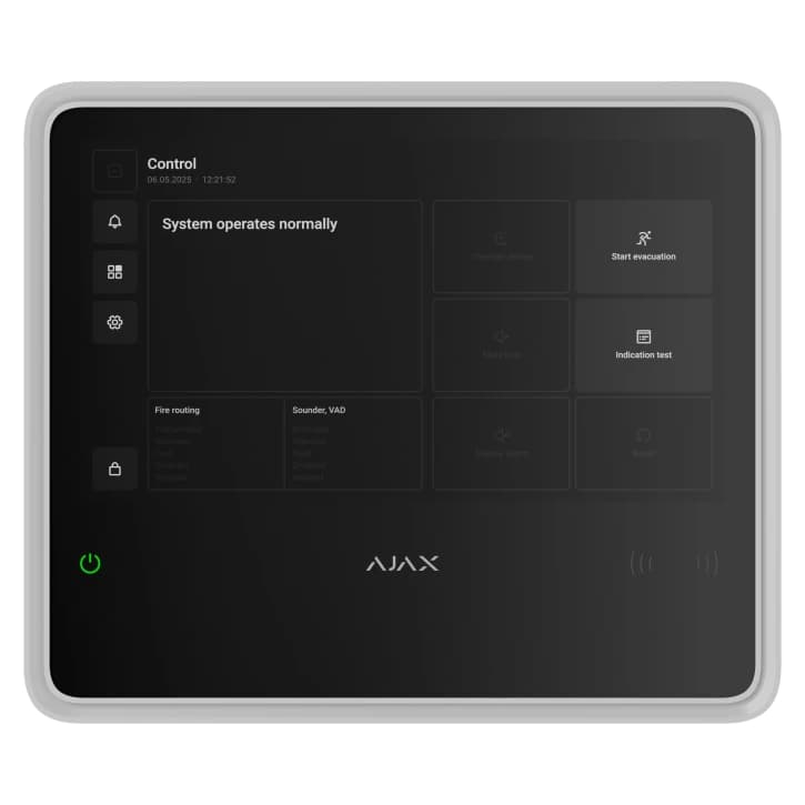 Монтажний бокс для підведення живлення до ППКП Ajax GlandBox White (125717.314.WH)