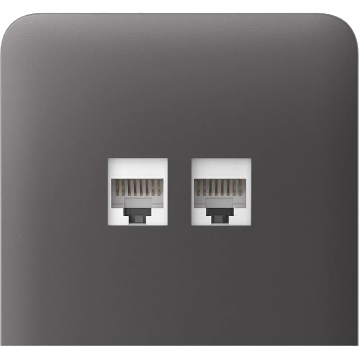 Боковая панель для встроенной интернет-розетки Ajax SideCover (LAN) vertical Grey (126222.319.GR)