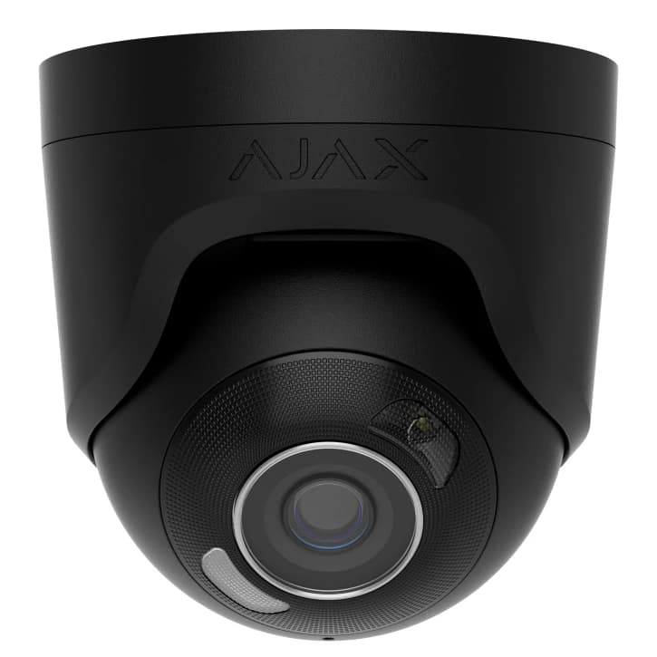 Дротова охоронна IP-камера Ajax TurretCam HL (5 Mp/2,8 mm) Black (126260.197.BL1)