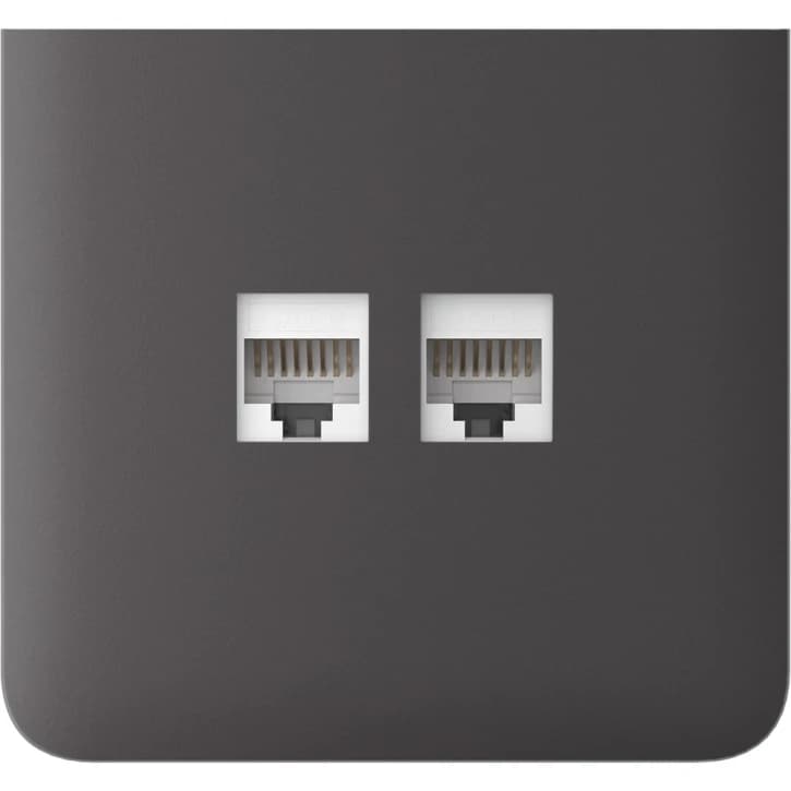 Боковая панель для встроенной интернет-розетки Ajax SideCover (LAN) vertical Grey (126222.319.GR)