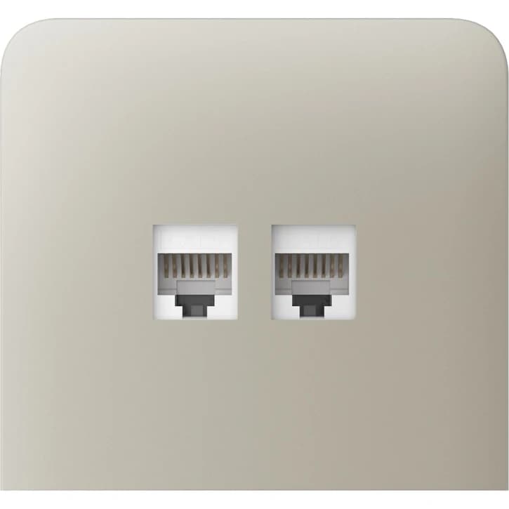 Боковая панель для встроенной интернет-розетки Ajax SideCover (LAN) vertical Ivory (126221.319.IV)