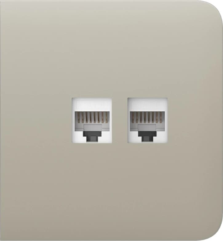 Боковая панель для встроенной интернет-розетки Ajax SideCover (LAN) Ivory (126213.319.IV)