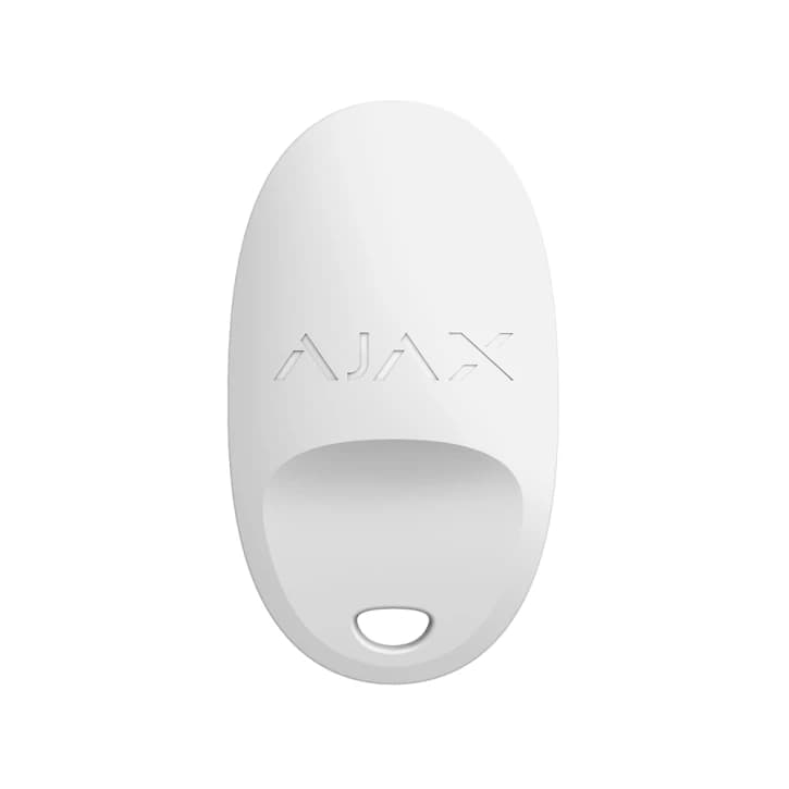 Брелок для управління охоронною системою Ajax SpaceControl White (38166.04.WH1)