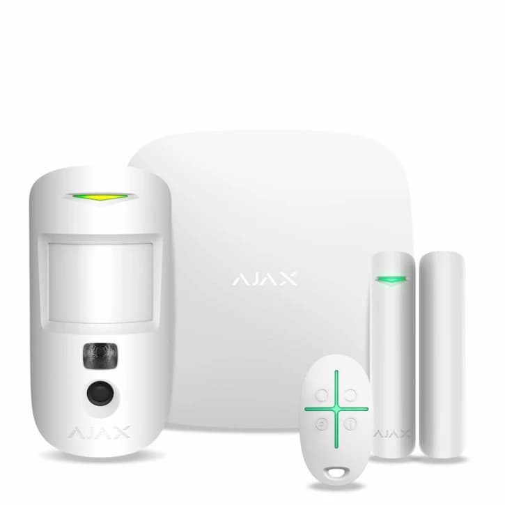 Комплект охоронної сигналізації Ajax HDR StarterKit Cam White (117595.58.WH1)