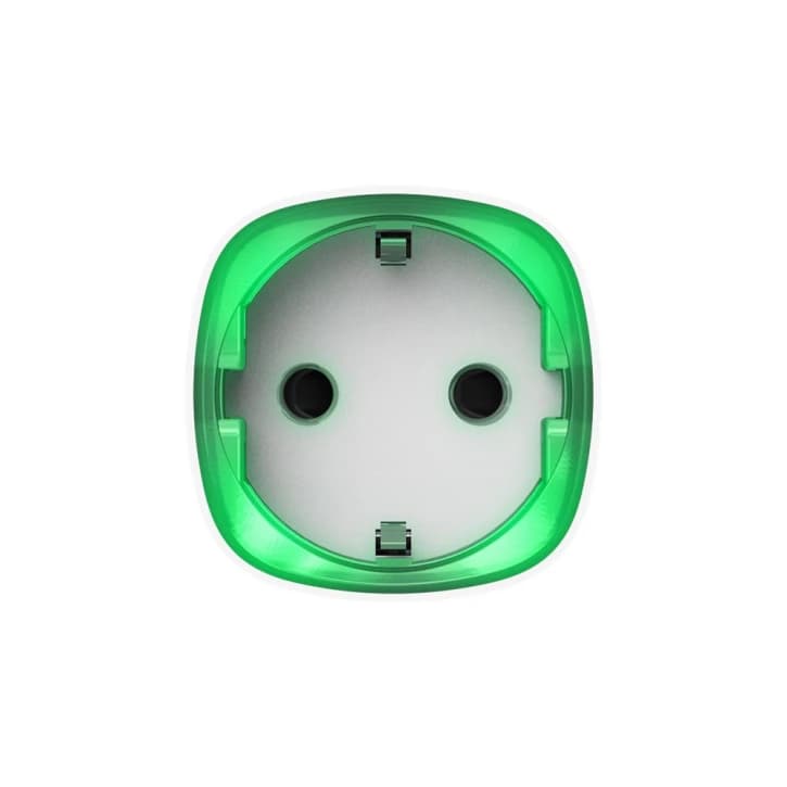 Радіокерована розумна розетка з лічильником енергоспоживання Ajax Socket White (38209.34.WH1)