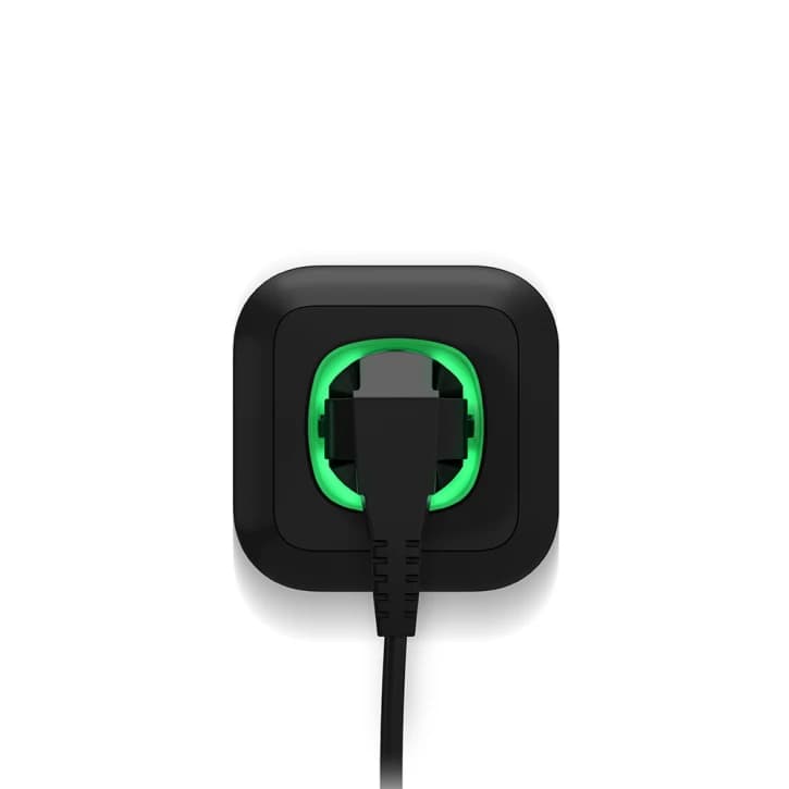 Радіокерована розумна розетка з лічильником енергоспоживання Ajax Socket Black
