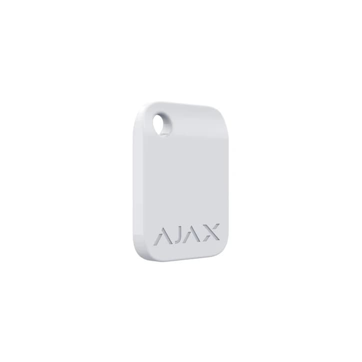 Брелок для управління охоронною системою Ajax Tag 10 шт. White (38230.90.WH)