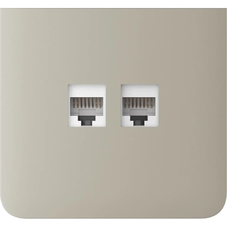 Боковая панель для встроенной интернет-розетки Ajax SideCover (LAN) vertical Ivory (126221.319.IV)
