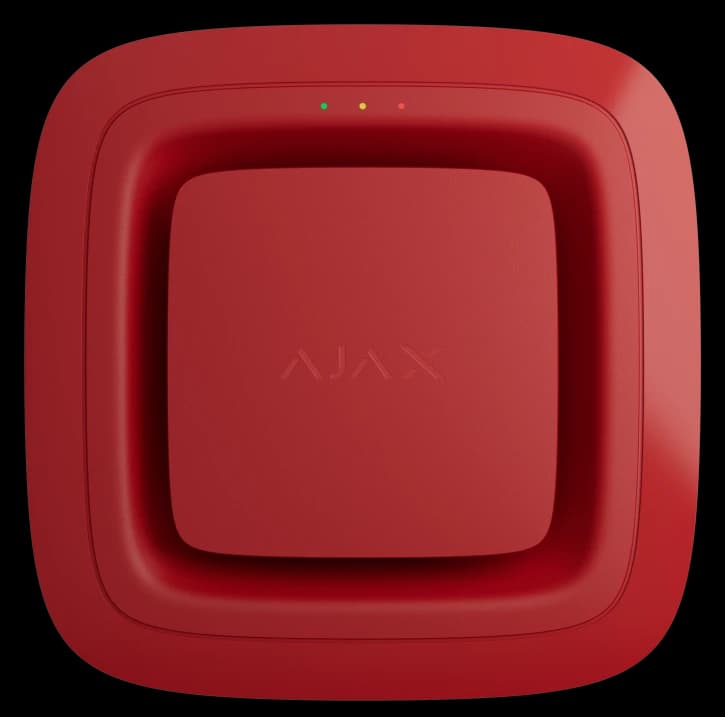 Бездротовий адресний пожежний оповіщувач звуковий Ajax EN54 FireProtect (Sounder) Jeweller Red (118604.278.RD1)