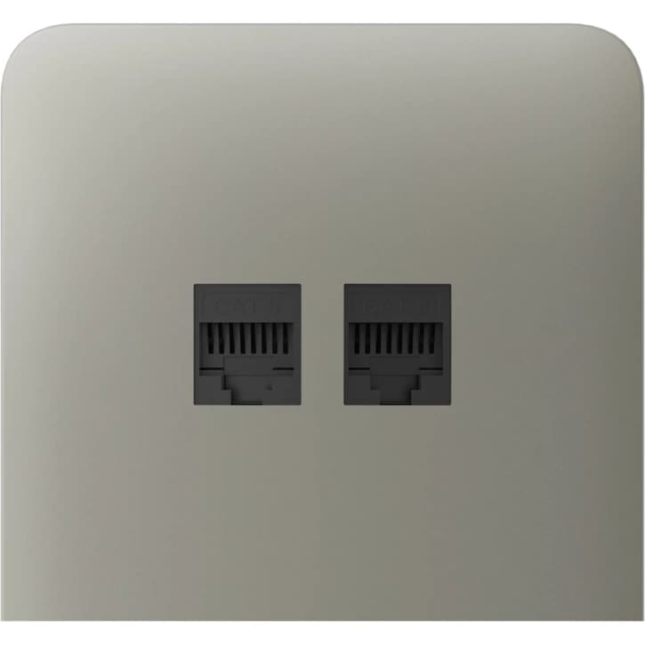 Боковая панель для встроенной интернет-розетки Ajax SideCover (LAN) vertical Olive (126226.319.OL)