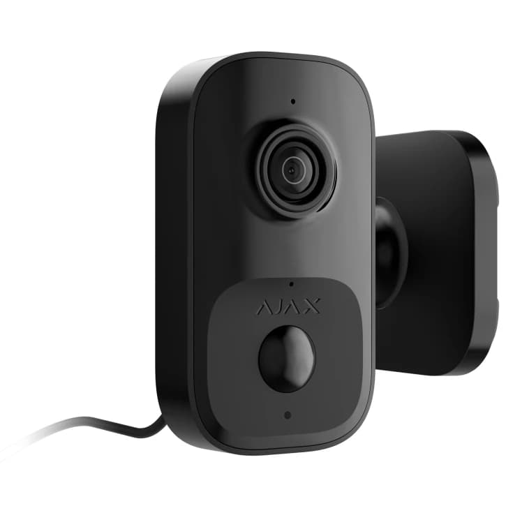 Wi-Fi камера відеоспостереження з ІЧ датчиком руху та вбудованим ШІ Ajax IndoorCam Black (111567.303.BL1)