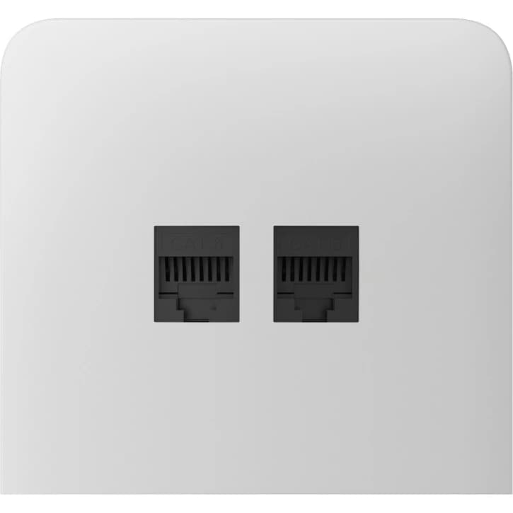 Боковая панель для встроенной интернет-розетки Ajax SideCover (LAN) vertical White (126219.319.WH)