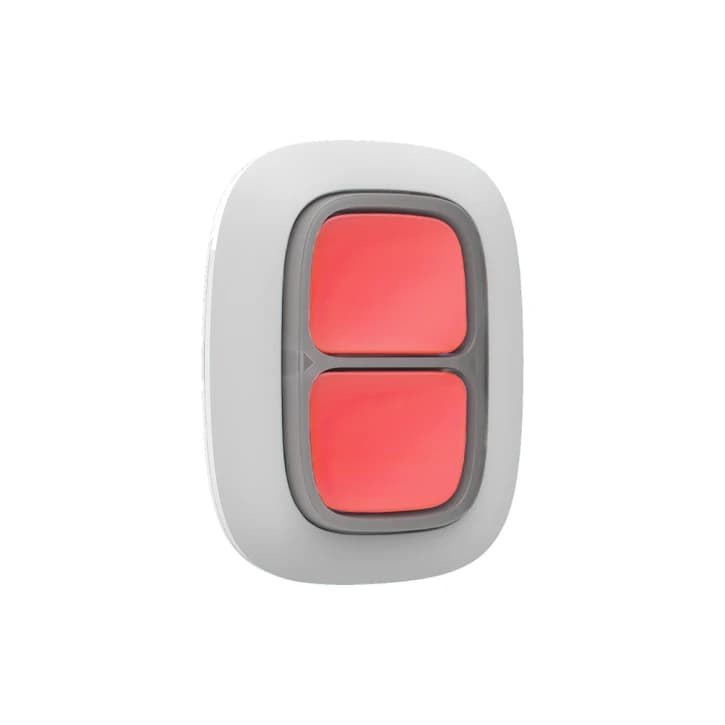 Бездротова екстрена кнопка Ajax DoubleButton White (38103.79.WH1)