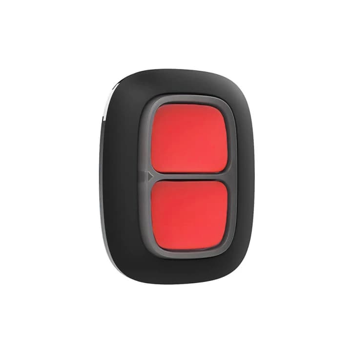 Бездротова екстрена кнопка Ajax DoubleButton Black (38102.79.BL1)
