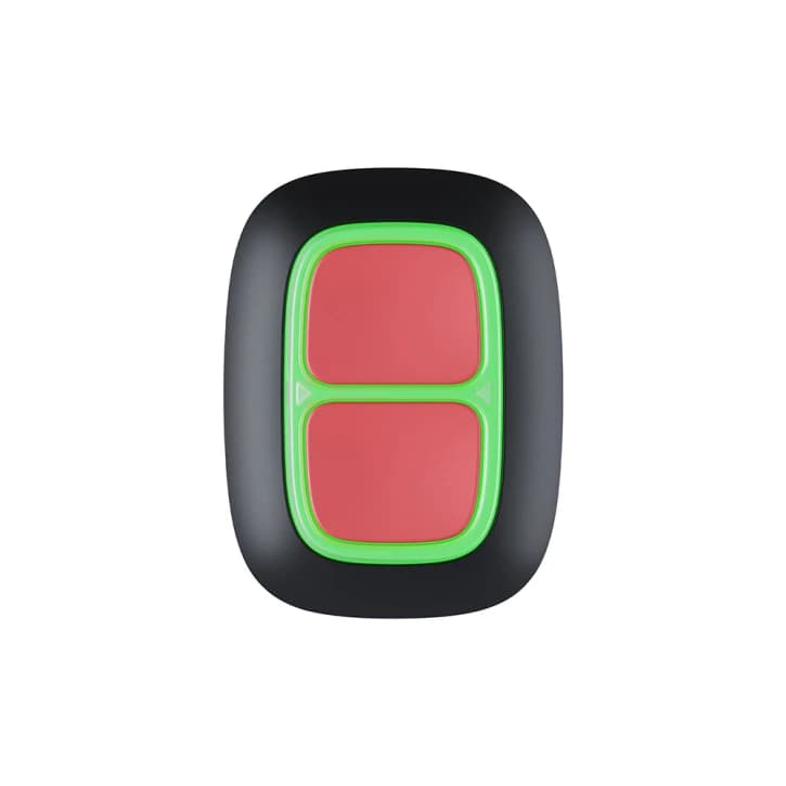 Бездротова екстрена кнопка Ajax DoubleButton Black (38102.79.BL1)