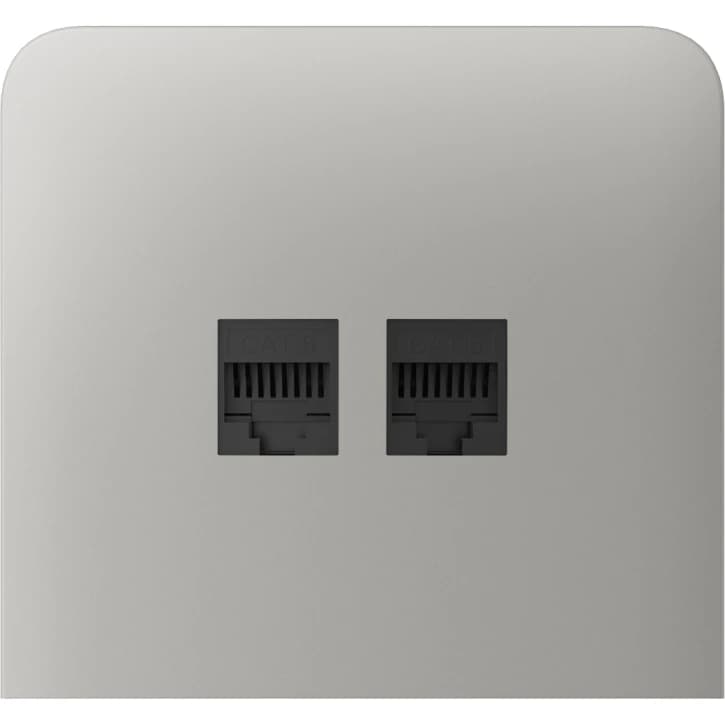 Бічна панель для вбудованої інтернет-розетки Ajax SideCover (LAN) vertical Oyster (126225.319.OY)